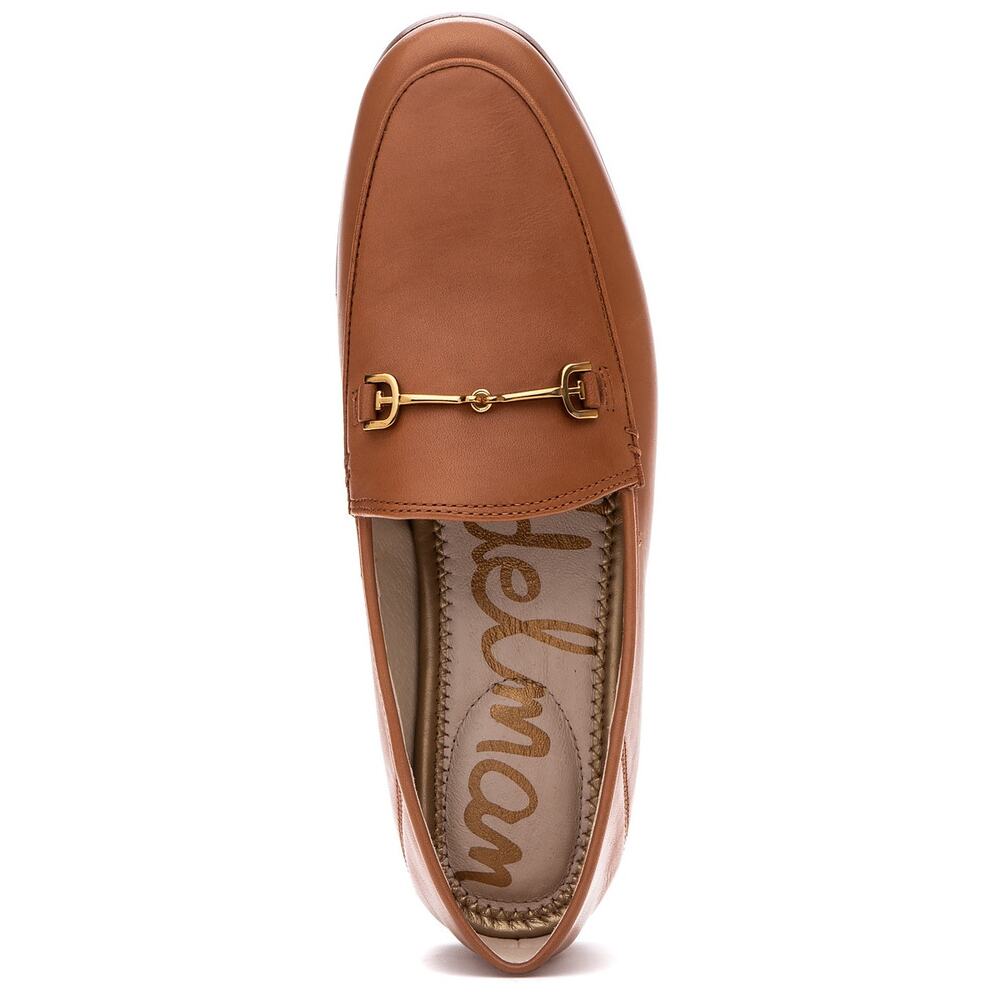 Sam Edelman Loraine Horsebit Loafer Saddle Tan Leather 4.5 EU 34.5 Old Money - Picture 16 of 16